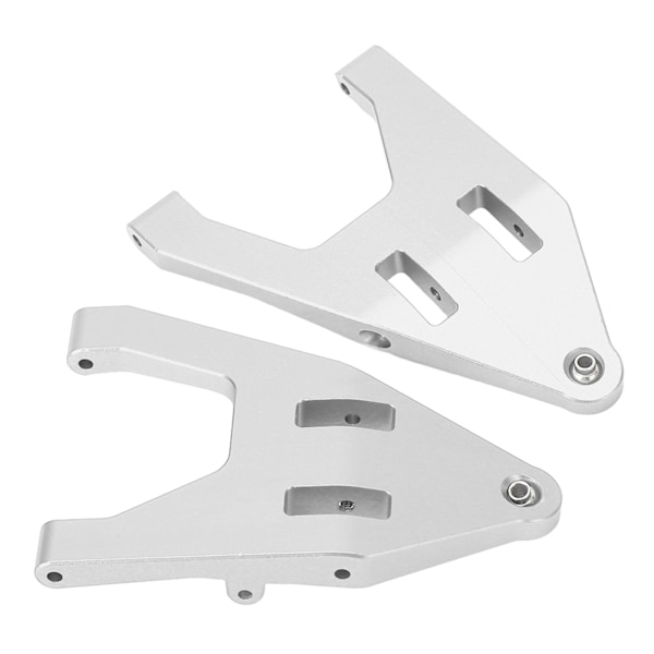 2 st RC Främre Nedre Bärarm Aluminiumlegering Exakt Passform Lättvikt för Udirc UD1002 UD1002se Silver