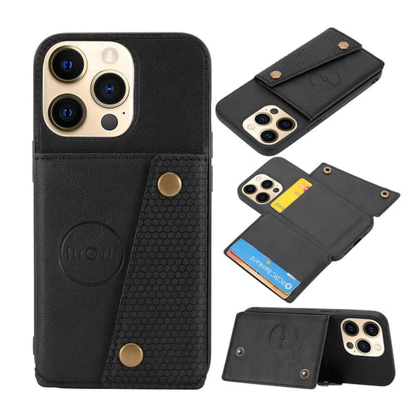 Kompatibel med Apple iPhone 13 Mini Deksel [Kort Design + Telefonholder]