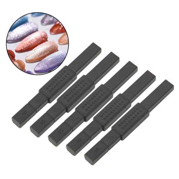 5 st Gellack Magnetisk Stick Bärbar DIY Dubbelhuvud Magnet Stick Nagelkonstverktyg för Hemma Salong