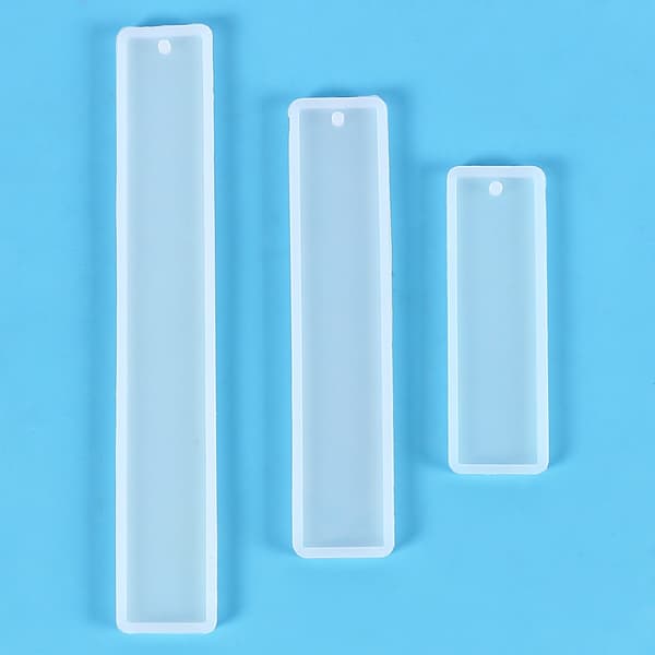 3 stk DIY krystall dråpe lim bokmerke blank form dråpe lim linjal m