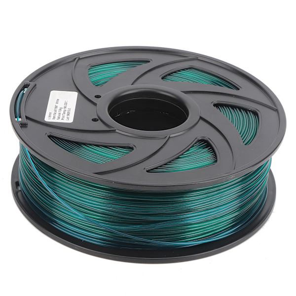 3D Printer Filament Lang PLA Transparent Grøn Printmateriale Forbrugsvarer 1.75mm 1KG
