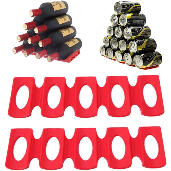 Flaskeholder køleskabsflaskeholder flaskeholder ølholder