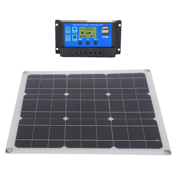 Solpaneler Utomhus Portabel Monokristallin Fotovoltaisk Solladdare med Kontroller