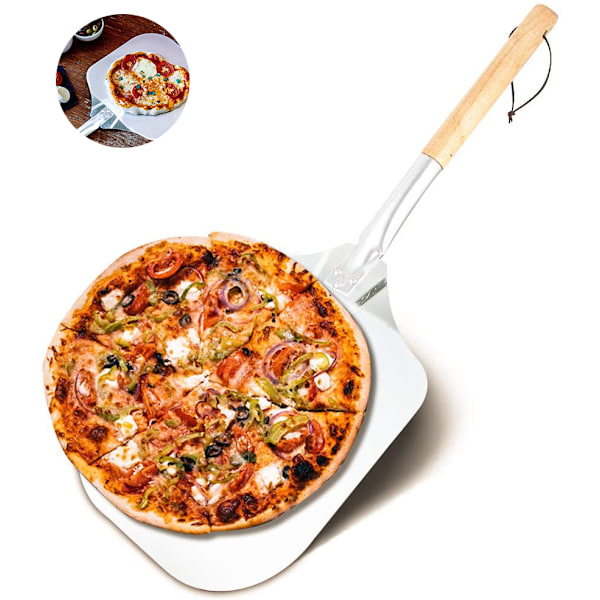 Professionell Pizzaspade För Autentisk Presentation, Rostfritt Stål Pusher För Enkel Pizzahantering
