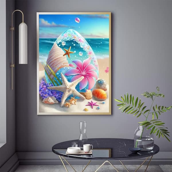 Diamantmalingssett for voksne, DIY 5D diamantkunst, 30×40cm