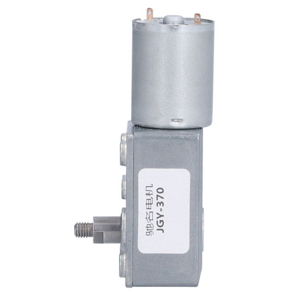 Madon Gear Moottori Turbovaihteinen Täysmetalli Itselukkiutuva Reduktiovaihteisto JGY‑370 DC24V66RPM