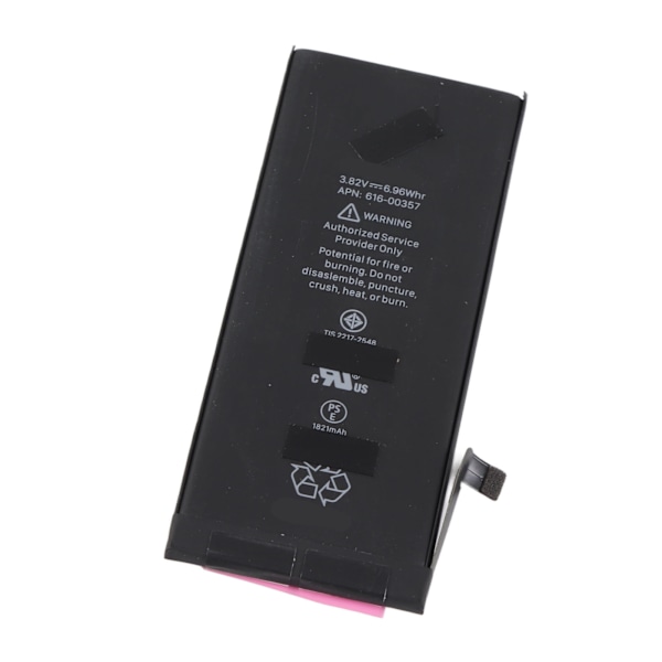 Smartphone Batteri 6.96Wh 1821mAh 0 Cykler Förhindrar Överhettning för IPhone 8 A1863 A1905 A1906