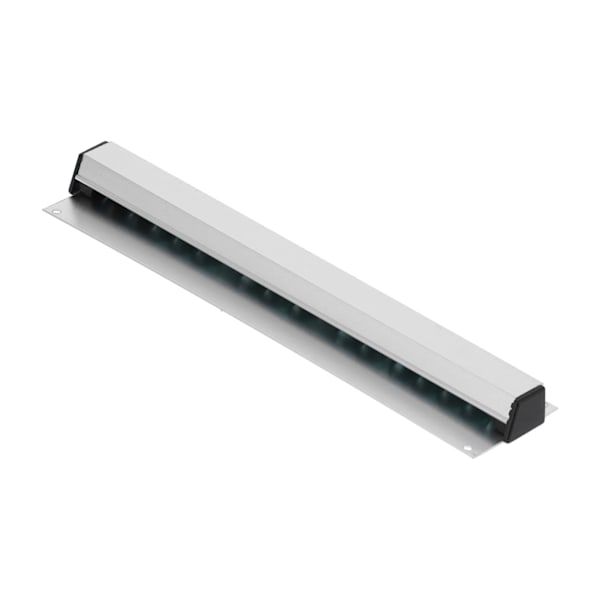Kvittosamlare i aluminium med satinfinish, väggmonterad display med justerbart rullsystem för skadefri dokumentförvaring