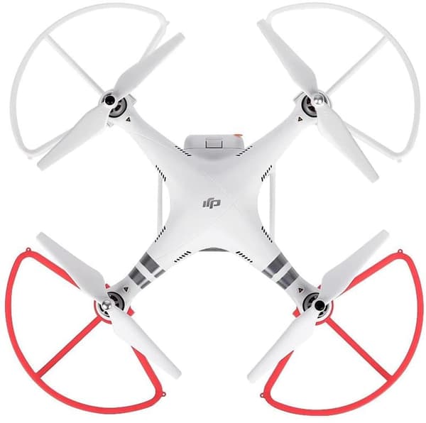 Paket med 4 propellerskydd för DJI Phantom 3 Standard, Advanced och Professional, snabbkoppling, frånkopplingsbart propellerskydd