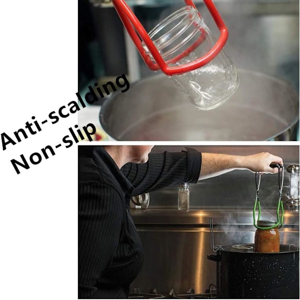 Konserveringsburklyftare: Gummigrepp för säker fixering, ergonomisk design säkerställer komfort och säkerhet i ditt kök