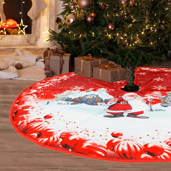 84 cm Jul Nyår Julgransmatta ornament