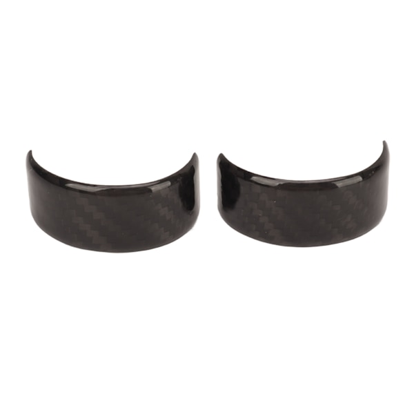 Ratstyre Trim Cirkel Kulfiber Ratstyre Trim Ring Dæksel Udskiftning til Chevy Corvette C8 2020 til 2023