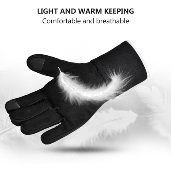 Intelligent Electric Heating Gloves Adjustable Winter Outdoor Sport Warm Keeping GlovesUS Plug 110V M/L