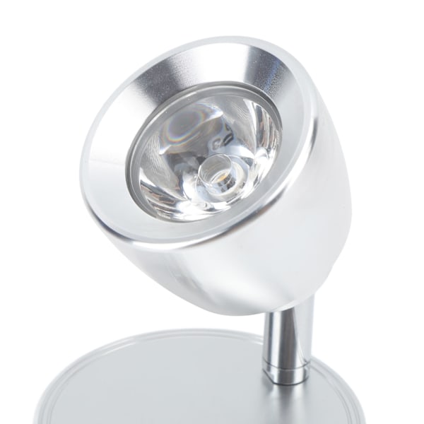 RV Læselampe LED Indendørs Sengelampe Båd Yacht USB Genopladelig Justerbar Berøringslampe T DC12 til 24V Sølv