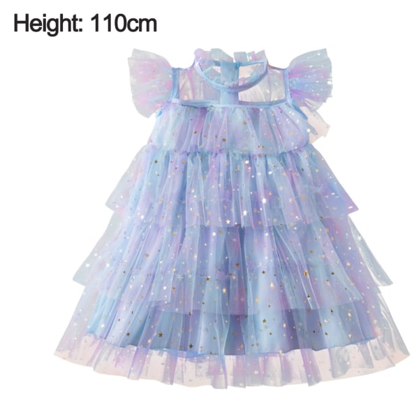 Sateenkaarimekko, toddler prinsessamekko Star Sequins Rainbow