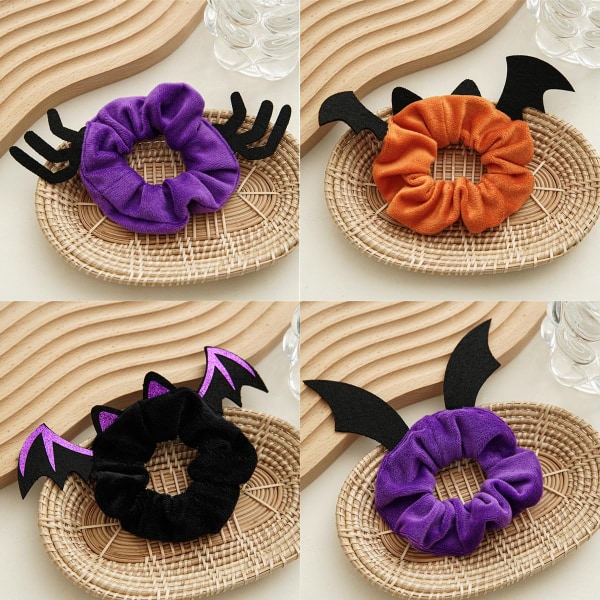 Halloween hår scrunchies til kvinder og piger til Halloween-fest