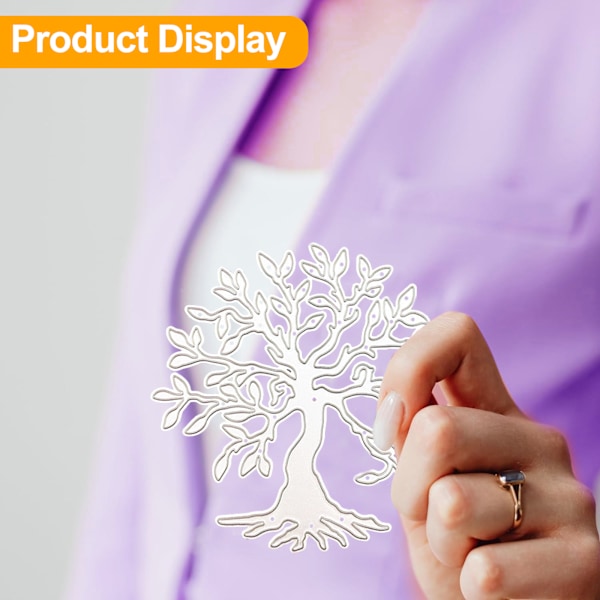 Höstträd Löv Die Cuts, Hantverks Die Cuts för Scrapbooking, Kompatibla med de Flesta Stora Märken av Die-Cutting Maskiner, Lätta att Använda för Skärning