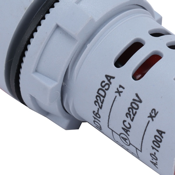 Digital Strömmätare Amperemeter Rund Noggrann Signalindikatorlampa AC 220V AD16‑22DSAGul
