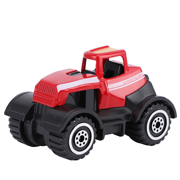 1:64 Legering Bilmodell Hög Simulation Engineering Vehicle Barn Bilmodell Leksak Röd