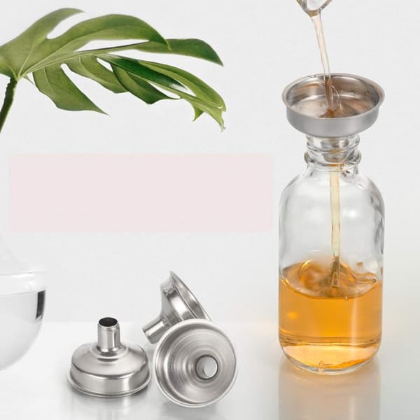 Provflaskor för DIY-juicer och extrakt, klara glasflaskor med lufttäta lock, återanvändbara behållare 60 ml set för eteriska oljor, siraper