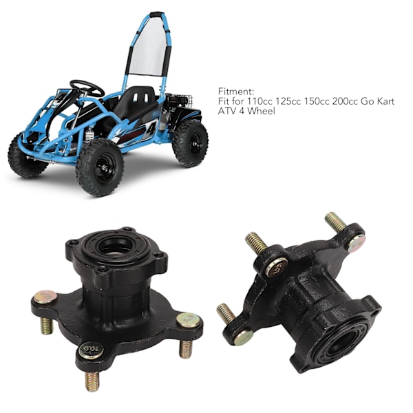 4-pulttinen etu-levyjarrurunko vanteelle, teräksestä, 110cc 125cc 150cc 200cc Go Kart ATV 4-pyörä
