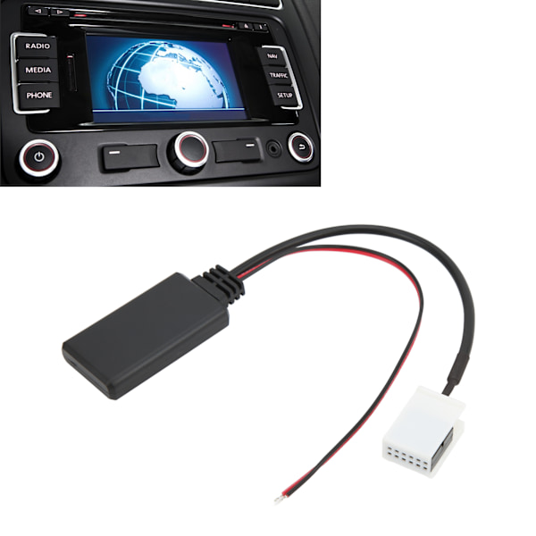 12Pin MP3 Auxiliary Adapter Bluetooth 5.0 Replacement for RCD110 RCD210 RCD310 RCD510 RNS510