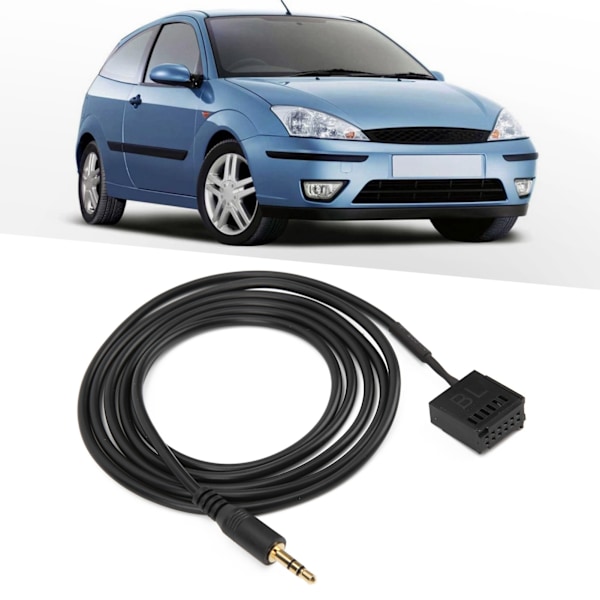 Bil AUX-kabel lydadapter erstatning for Ford Focus/Mondeo C-Max Fusion 6000CD 3,5 mm jack