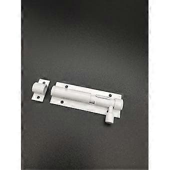 2-pack trendiga dörrlås i rostfritt stål - 88 x 25 mm - Vit