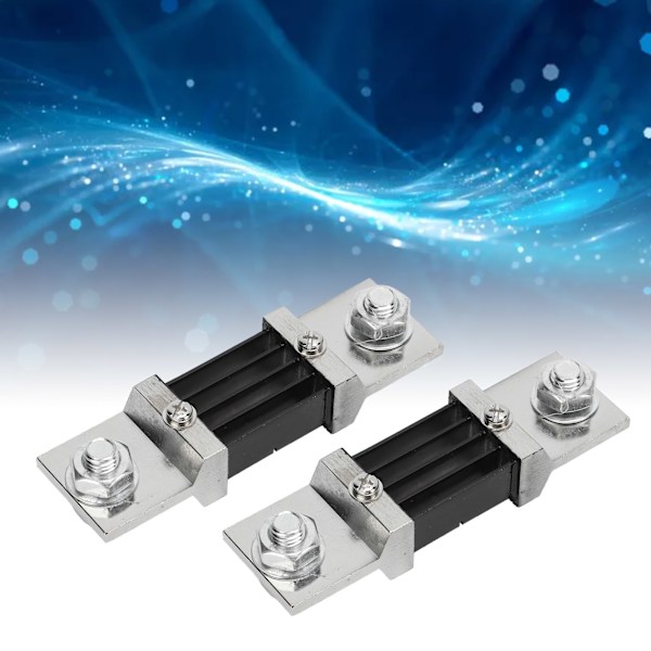 4pcs 75mV DC Current Shunt Resistor Resistance Manganese Copper Alloy for Ammeter Shunt FL‑2 500A