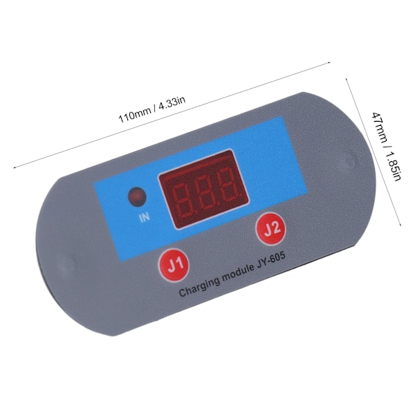 Laderkontrollmodul Batteriladerkontroller Relébryter Digitalt Display 12V