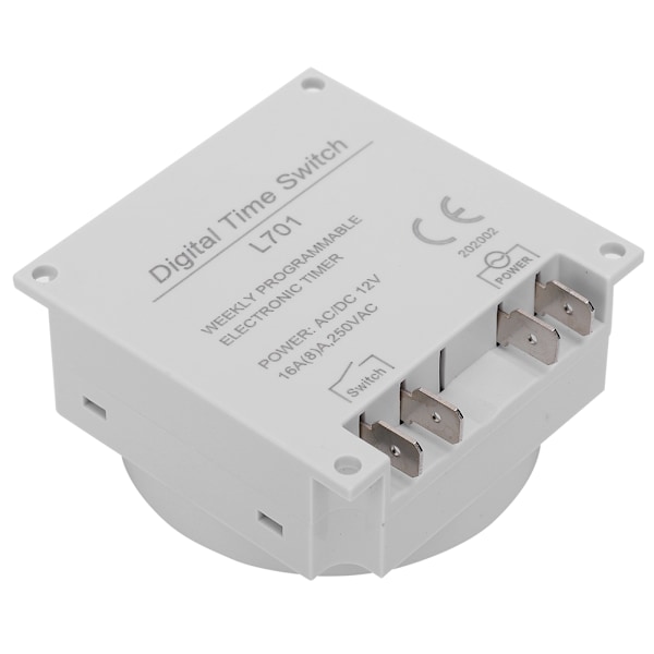 CN101A L701-12V Digital Tidsswitch LCD Kongenerøs Mikrodatamaskin Elektronisk Timer
