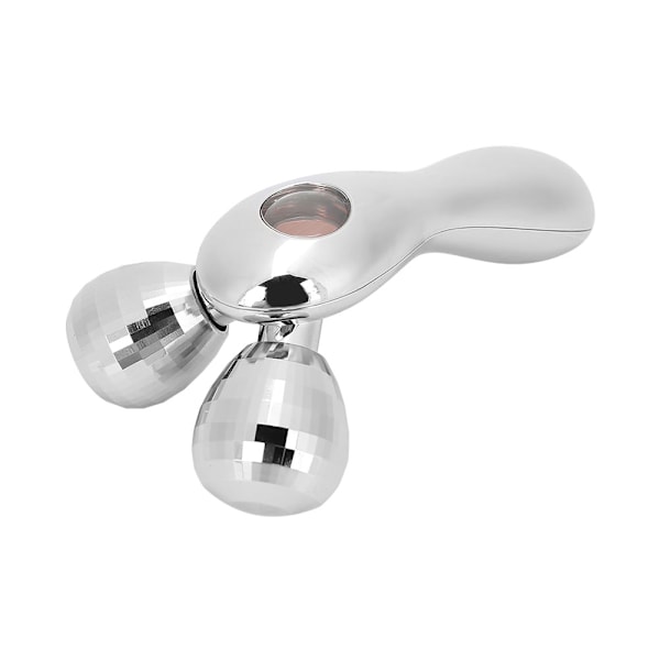 3D Massage Roller Ansiktsavsmältning Åtdragande Ansiktskroppsskönhetsmassagerare Silver