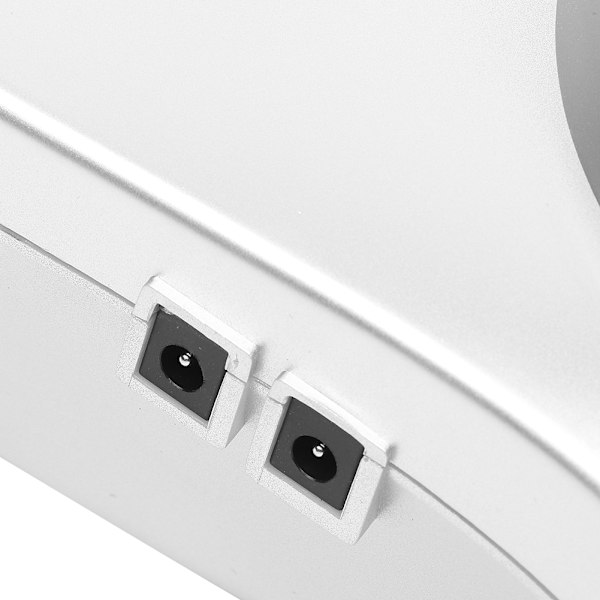 Silver Elektrisk Fotmassageapparat med Infraröd Uppvärmning Djup Knådande Fotmassagemaskin UK-kontakt 100-240V