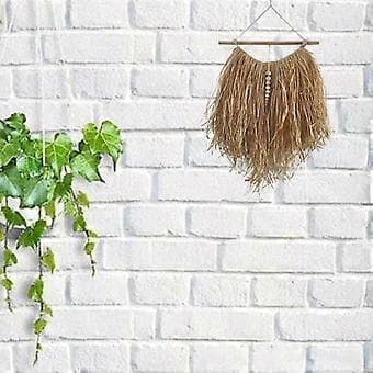 Nordiska Handvävda Raffia Hängande Dekorationer Väggprydnad Vardagsrum Sovrum