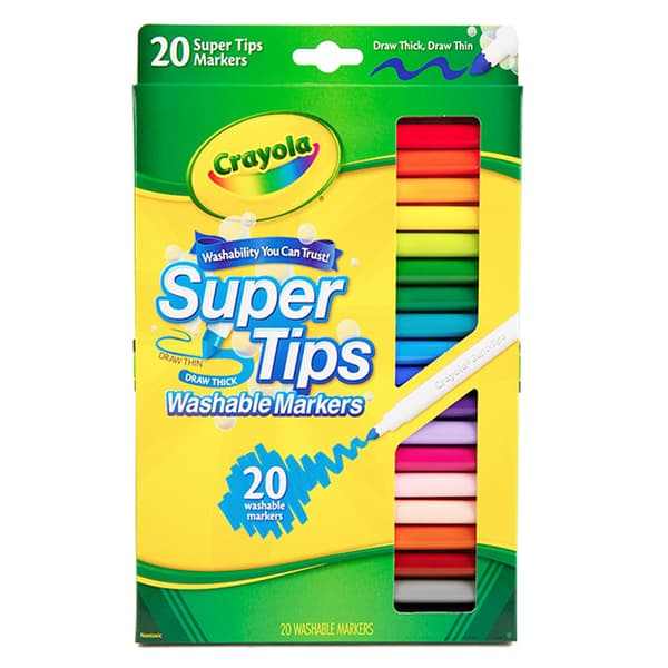 Mjuka, inte repiga, markörer, roliga doftmarkörer som inte blöder igenom papper, tvättbara supertippar för barn, mångsidig spets för