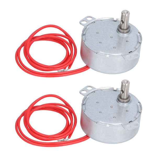 2 st Mikro Motor CW/CCW Riktning Synkron Elöverföring Delar AC12V 8‑10R/MIN 4W