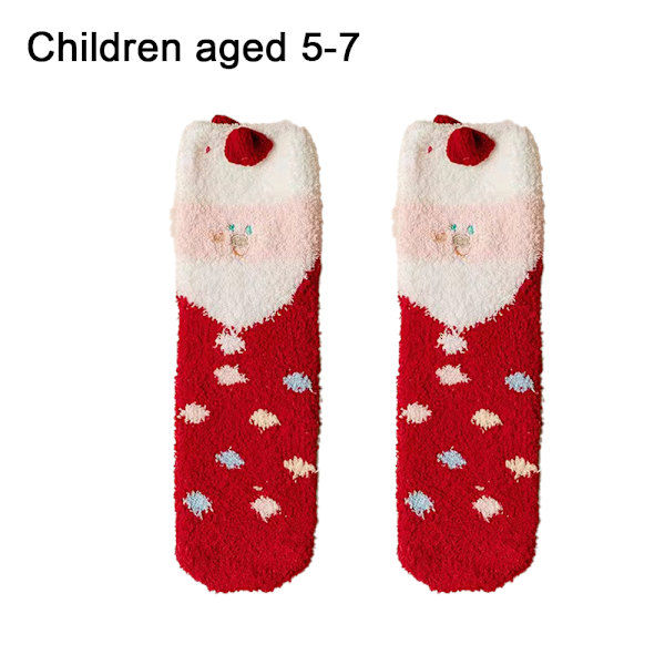 Julestrømper til piger og drenge, vinterstrømper til børn Style 2 5-7 years old