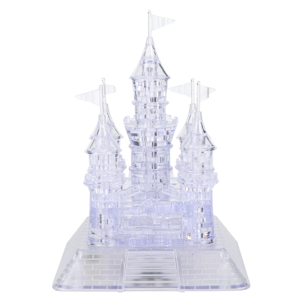3D Musikk Slott Krystall Puslespill Leke DIY Barn Byggeklosser Utdanningsleke