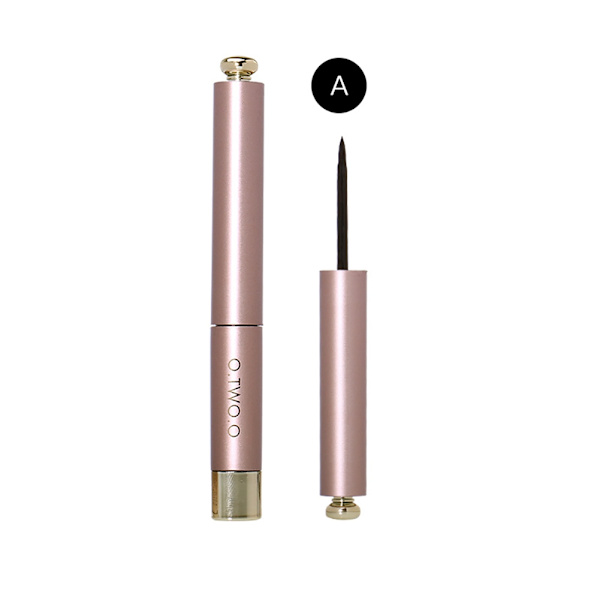 Vedenkestävä pitkäkestoinen kynä nopeasti kuivuva musta eyeliner-kynä silmämeikki työkalu A