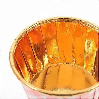 50 st Bakformar Papper Bageri Liner Muffin Bakformar Bageritillbehör