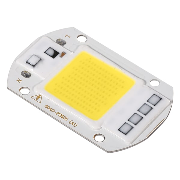 1Pc 220V 50W White High Power Integrated LED Floodlight COB Chip Lamp (50W White)