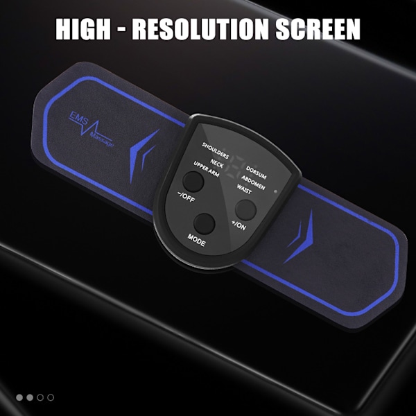 Mini Elektrisk Nacke, Axlar och Kroppsmassagerare, Cervikal Smärtlindring, Massage Stimulator