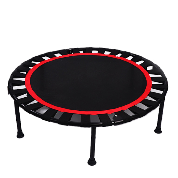 Sports trampoline for barn og voksne, innendørs, sammenleggbar, fitness trampoline med armlener, bungee trampoline 40FT