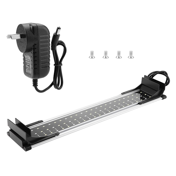 LED Udtrækkelig Lysende Akvarielampebeslag 100~240V(MI-50, AU Stik)