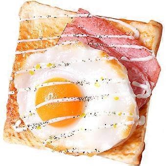Simuleringsbrødpynt PU Toast Modell Bakeribrød Modell Bakeridekor for Butikk
