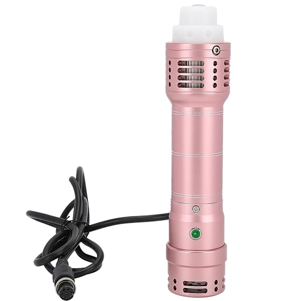Bærbar Shockwave Fysioterapi Instrument Smertelindring ED Behandling Terapi Maskine Rosenguld UK Stik 100-240V