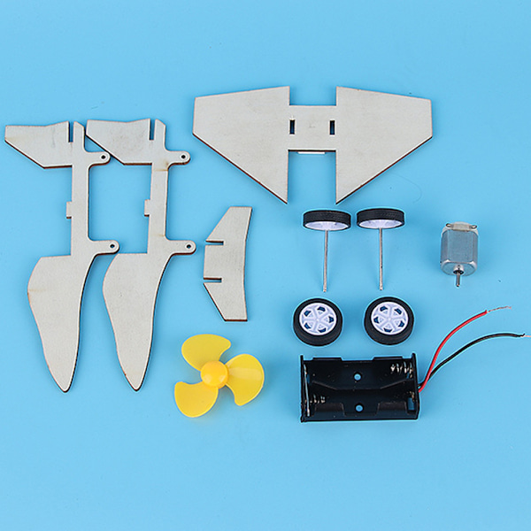 DIY Elektrisk Flygplansmodell - Utbildningsleksak för Studenter, Vetenskapligt Experiment, Montering av Flygplan