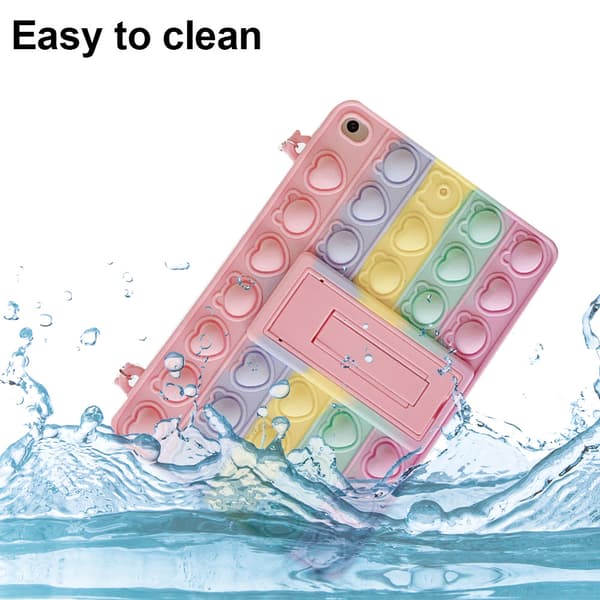 Dekompression Boble Design iPad mini 4 Sleeve Støtsikker Allsidig Beskyttelse, med Halsbånd