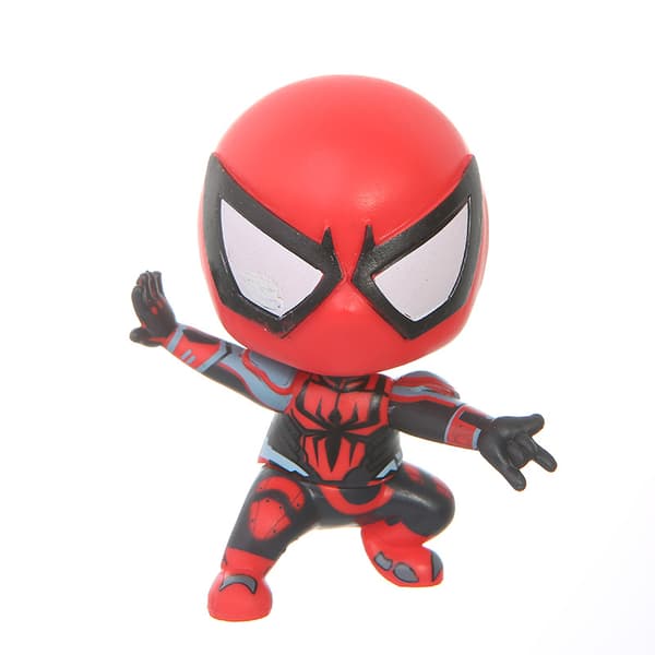 Spiderman 3D skummagnet, sett med tre