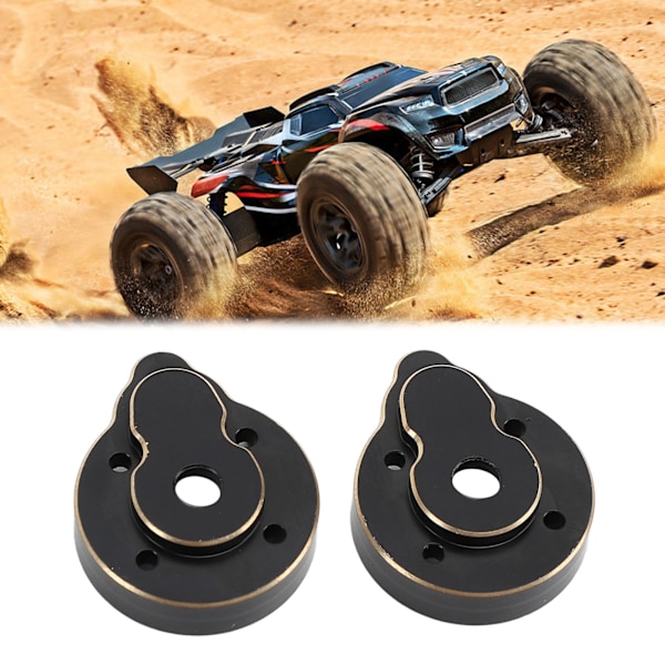 2 ST Yttre Bakre Portal Skydd Motvikt för HOBBYPLUS 1/18 4WD CP18P RC Bil Koppar